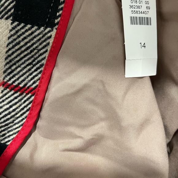 NWT Talbots wool blend fringe trimmed skirt - Picture 7 of 8